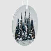 New York Holiday Elegance -  Kerstmis Ornament (voorkant)