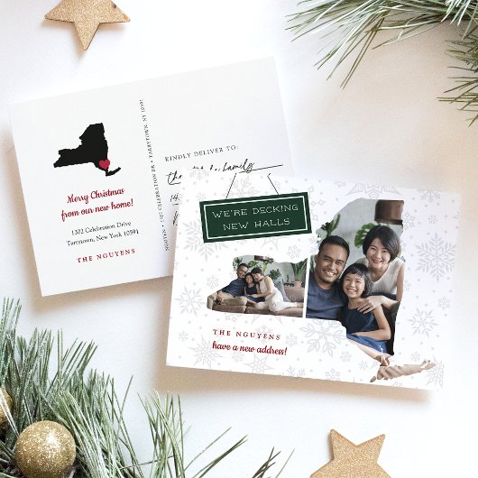 New York Holiday Moving Announcement Briefkaart