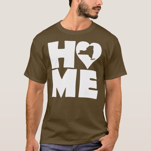 New York Home Heart State T-shirts (Voorkant)