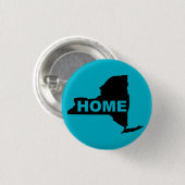 New York Home Knop Badge Staat Ronde Button 3,2 Cm (Voorkant /achterkant)