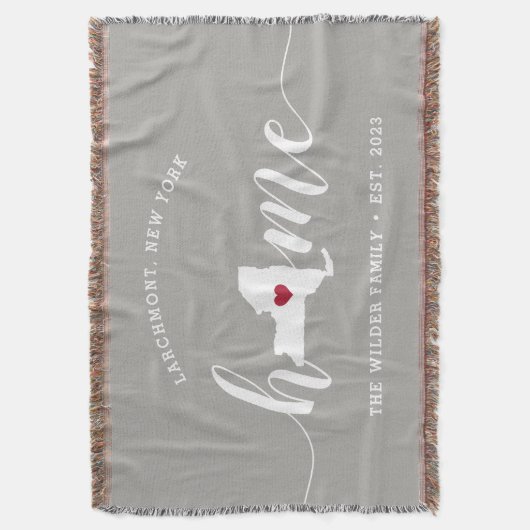 New York Home State Persoonlijk Deken (Voorkant Verticaal)