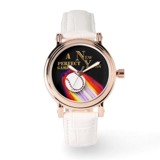 NEW YORK HONKBAL HORLOGE (Voorkant)