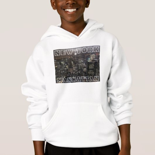 New York Hoodie Kind Custom NYC Souvenir Hoodie (Voorkant)