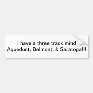 New York Horse Racing Bumpersticker