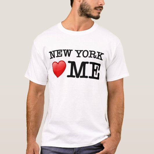 New York houdt van me, ik hou van T-shirt (Voorkant)