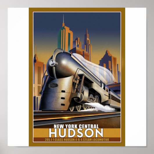 New York Hudson Loco Poster (Voorkant)