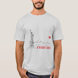 New-York, I Heart, Vrijheidsbeeld Cool T-shirt