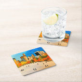 New York Ice Rink Central Park Watch Kartonnen Onderzetters (Insitu)