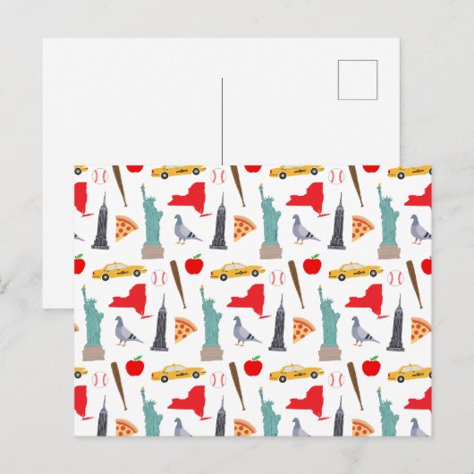 New York Icons Briefkaart (Voorkant / Achterkant)