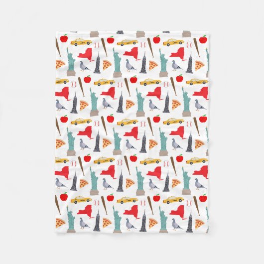 New York Icons Fleece Deken (Voorkant)