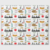 New York Icons Patroon door Orchard Three Cadeaupapier (Vlak)