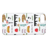 New York Icons Patroon door Orchard Three Case-Mate iPhone Case (Achterkant (Horizontaal))