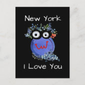 New York, ik hou van je, ik hou van NY Briefkaart (Voorkant)