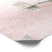 New York Illustrated Waterverf Wall Art Poster (Hoek)