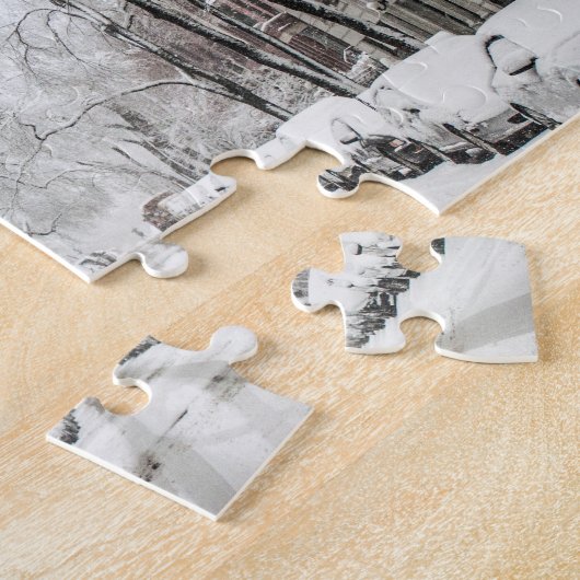 New York in de winter Legpuzzel (Zijkant)