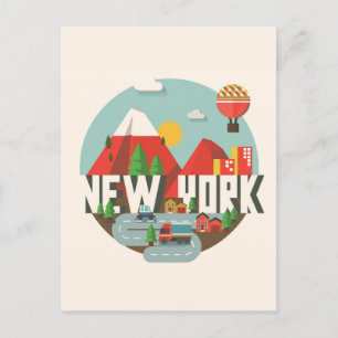 New York in design Briefkaart