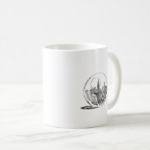 New York in een glazen bol Koffiemok (Voorkant rechts)