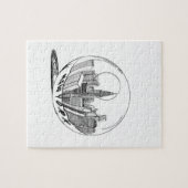 New York in een glazen bol Legpuzzel (Horizontaal)