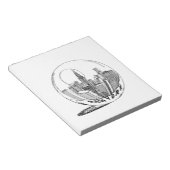 New York in een glazen bol Notitieblok (Schuin)