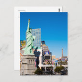 New York in Las Vegas op straat Briefkaart (Voorkant / Achterkant)