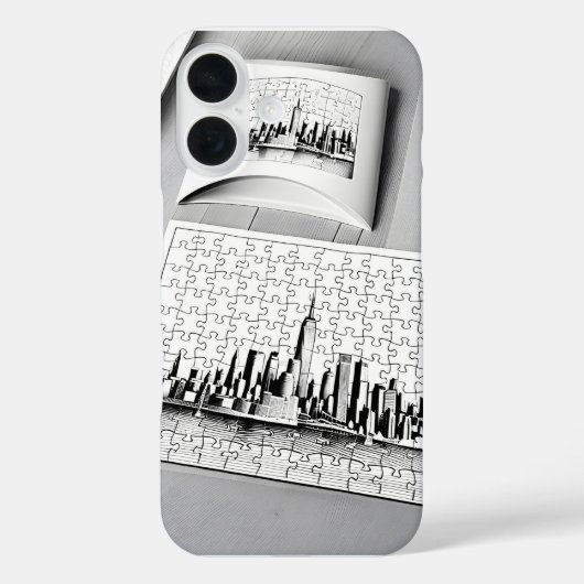 New york in zwart-wit Case-Mate iPhone case (Achterkant)