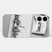 New york in zwart-wit Case-Mate iPhone case (Achterkant (horizontaal))