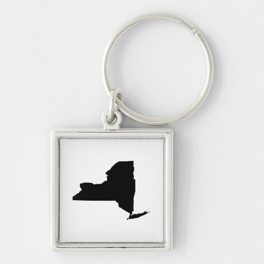 New York in zwart-wit Sleutelhanger (Voorkant)