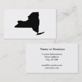 New York in zwart-wit Visitekaartje (Voorkant / Achterkant)