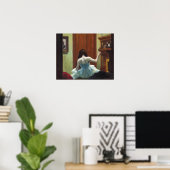 New York Interieur | Edward Hopper | Poster (Thuiskantoor)