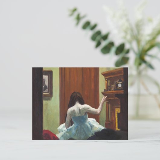 New York Interior | Edward Hopper | Briefkaart (Staand voorkant)