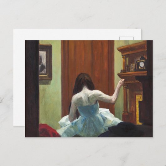New York Interior | Edward Hopper | Briefkaart (Voorkant / Achterkant)