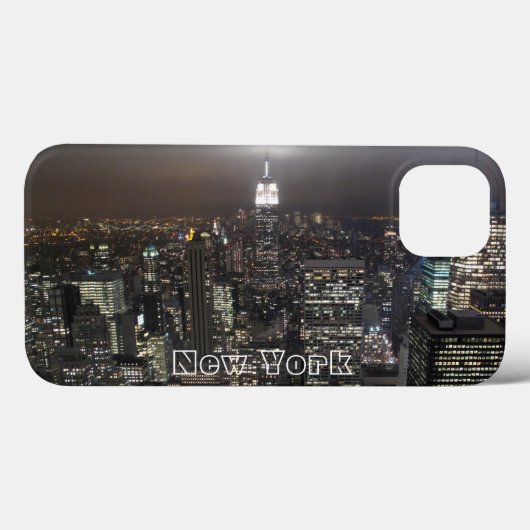 New York iPhone 13 Hoesje Empire State Souvenir Ho (Achterkant (horizontaal))