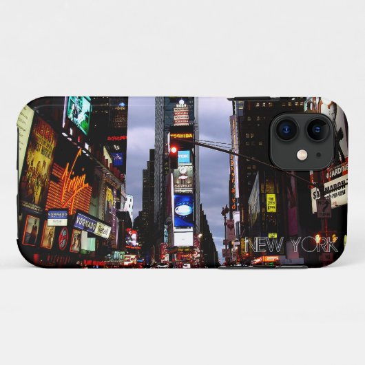 New York iPhone 5 Hoesje Times Square Souvenirs (Achterkant (horizontaal))