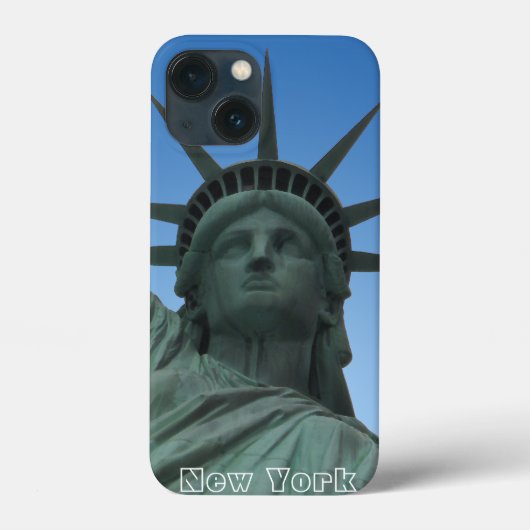 New York iPhone Mini Hoesje Statue of Liberty Hoes (Achterkant)