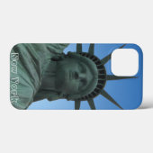 New York iPhone Mini Hoesje Statue of Liberty Hoes (Achterkant (horizontaal))