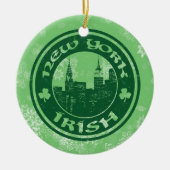 New York Irish American KerstTree Ornament (Voorkant)