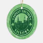 New York Irish American KerstTree Ornament (Links)