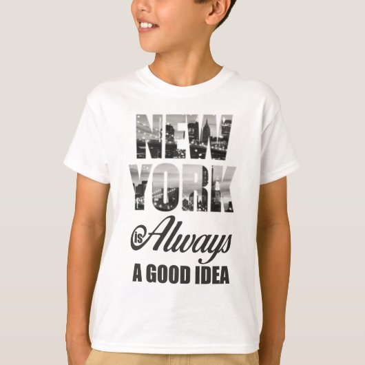 New York is altijd een goed idee T-shirt (Voorkant)