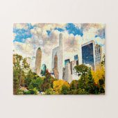 New York is het beste Central Park. Legpuzzel (Horizontaal)