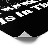 New York Is In The Heart – Bold Skyline Graphic De Poster (Hoek)