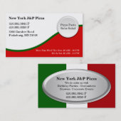 New York J en P Pizza - NIEUW Visitekaartje (Voorkant / Achterkant)