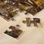 New York... jaren voorbij rond 1891. Legpuzzel (Zijkant)