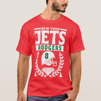 New York Jets Aaron Rodgers 8 Amerikaanse editie T-shirt
