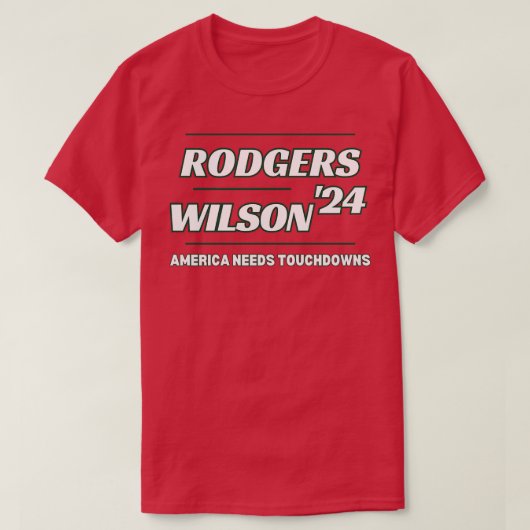 New York Jets Rodgers Wilson 2024 T-shirt (Design voorkant)