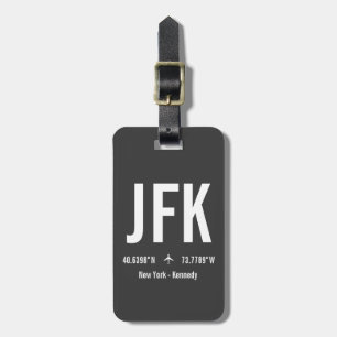 New York JFK Airport Code - Luchtvaart Bagagelabel