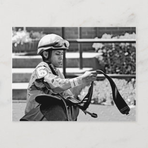 New York Jockey "Manuel Franco" Briefkaart