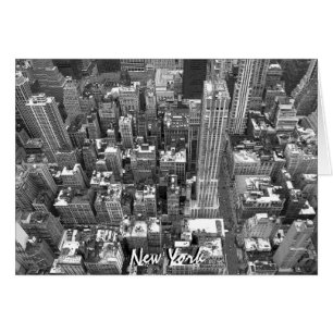 New York Kaart Cityscape New York Souvenir Kaart