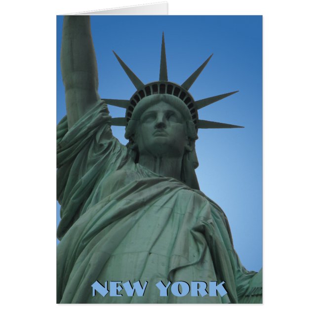 New York Kaart New York Souvenir Kaart Landmarks (Voorkant)