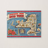 New York kaart puzzel (Horizontaal)