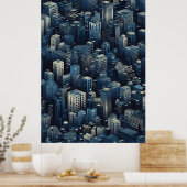 New York Kaleidoscoop Poster (Keuken)